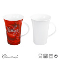 Caneca cerâmica do leite da porcelana 13oz alta qualidade